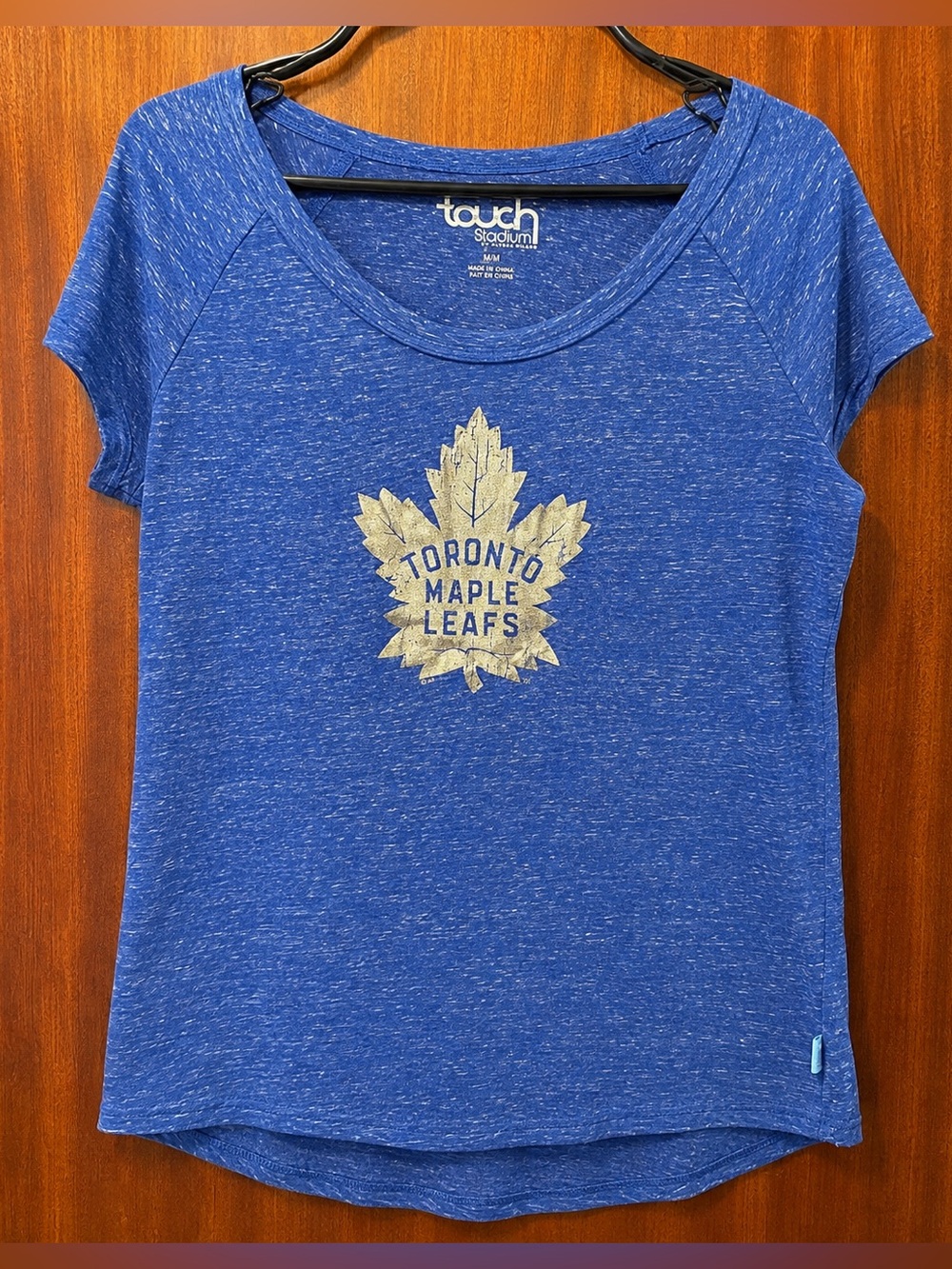 Toronto Maple Leafs Touch Stadium Blue Tee Women’s M